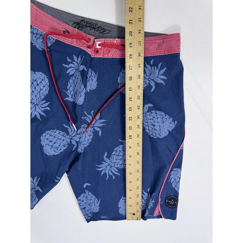 Rip Curl Mirage Board Shorts Men's 33 Pineapple Floral Surf Beach Swim Resort